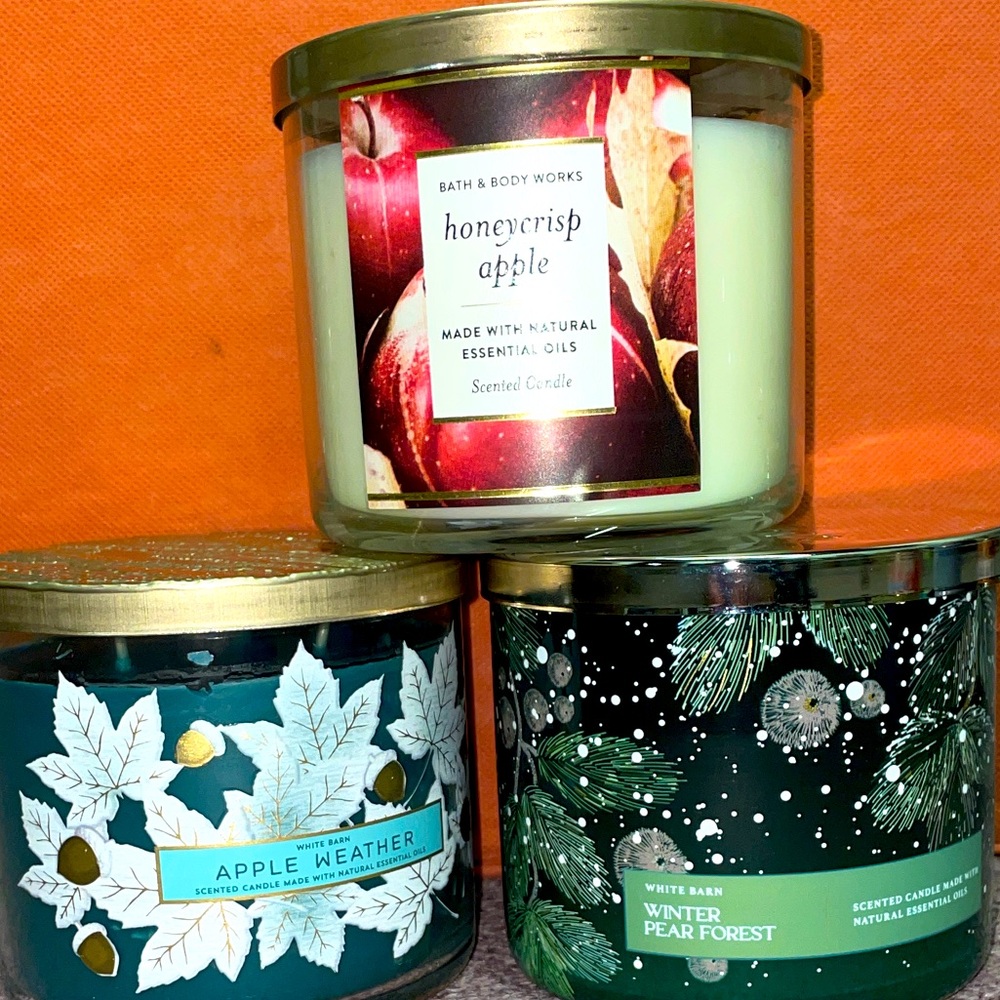 Bath and body works candle bundle